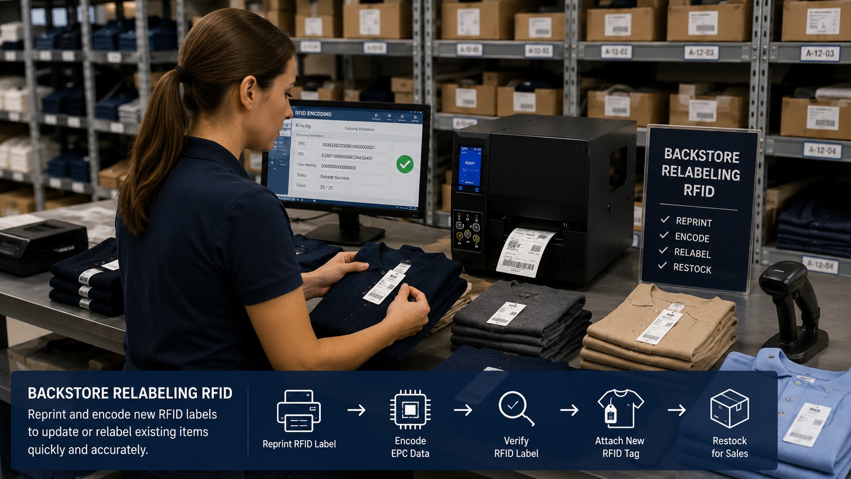 JT240TR Backstore Relabeling Workflow